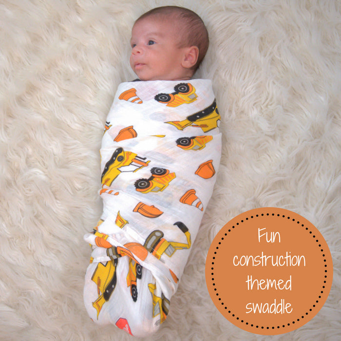 Under Construction Swaddle Blanket