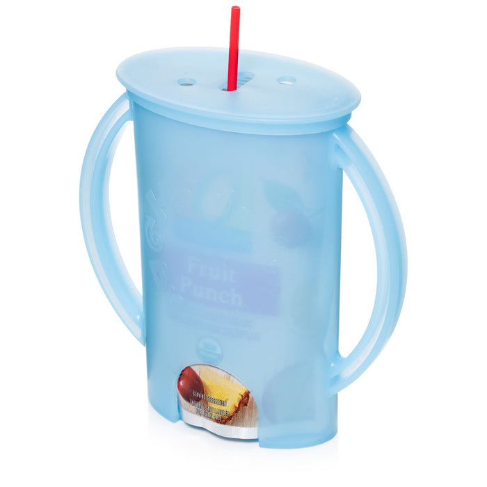 Flipping Holder DELUXE w/ LID (Blue) - Nature Baby Outfitter