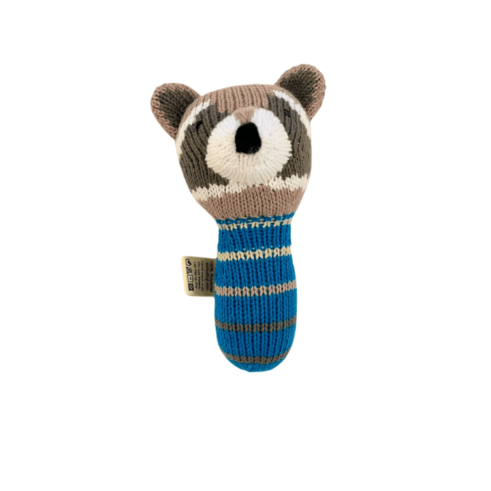 mini rattle | ramsay the raccoon