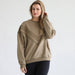 Dark Olive Isabella Oversized Nursing & Pregnancy Sweatshirt - Nature Baby Outfitter
