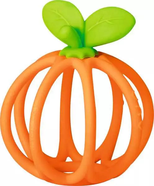 Orange Play+ Sensory Teething Ball