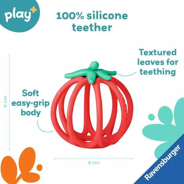 Tomato Play+ Sensory Teething Ball