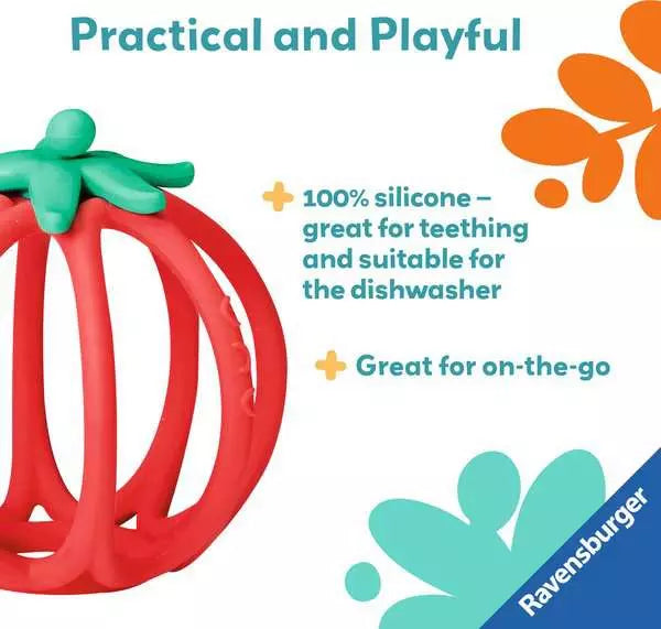 Tomato Play+ Sensory Teething Ball