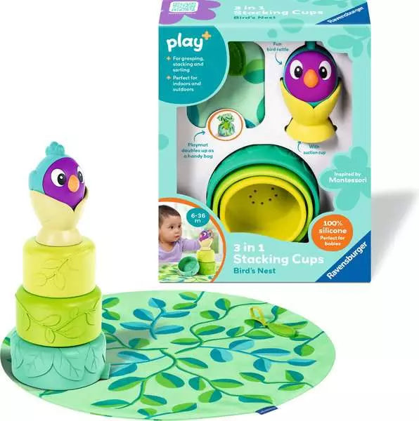 Bird's Nest Play+ Stacking Cups