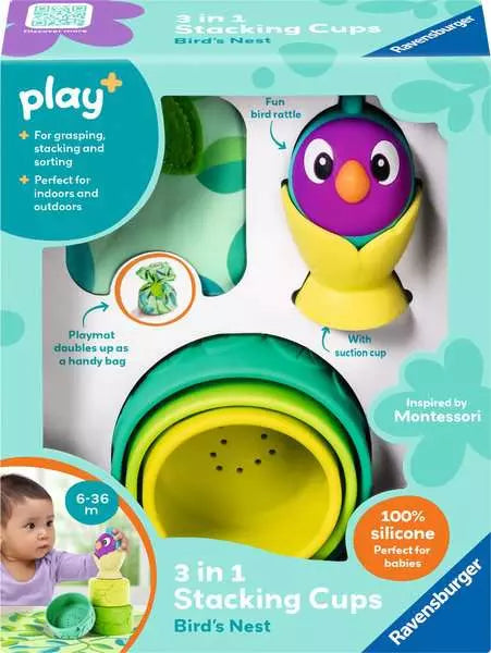 Bird's Nest Play+ Stacking Cups