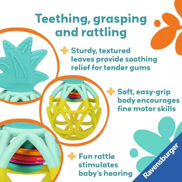 Pineapple Play+ Rattle Teether