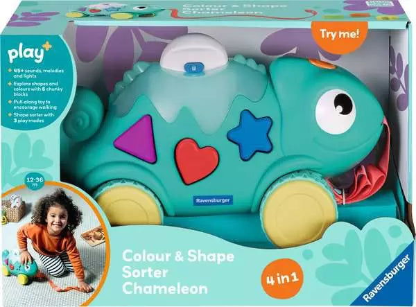 Play+ Color & Shape Sorter: Chameleon