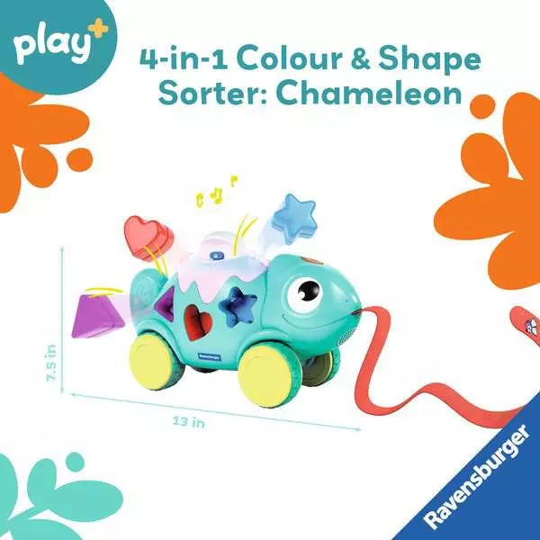 Play+ Color & Shape Sorter: Chameleon