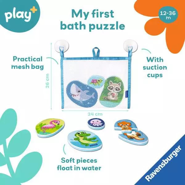 Play+ My First Bath Puzzles: Animals