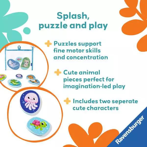 Play+ My First Bath Puzzles: Animals