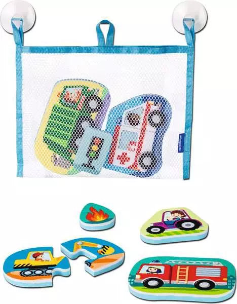 Play+ My First Bath Puzzles: Vehicles