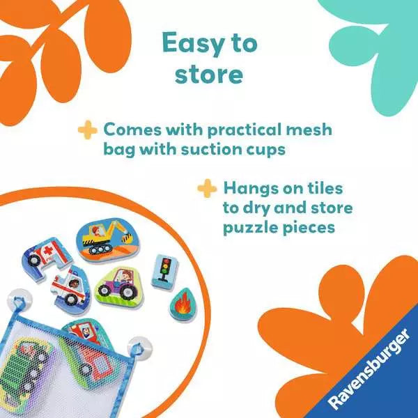 Play+ My First Bath Puzzles: Vehicles