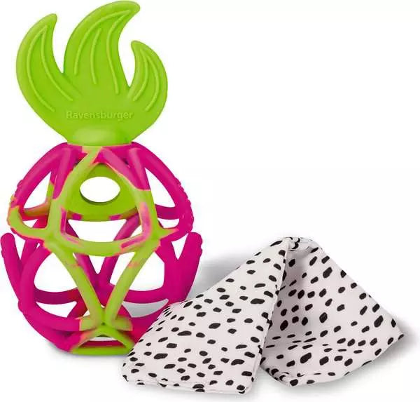 Dragon Fruit Play+ Sensory Crinkle Teether