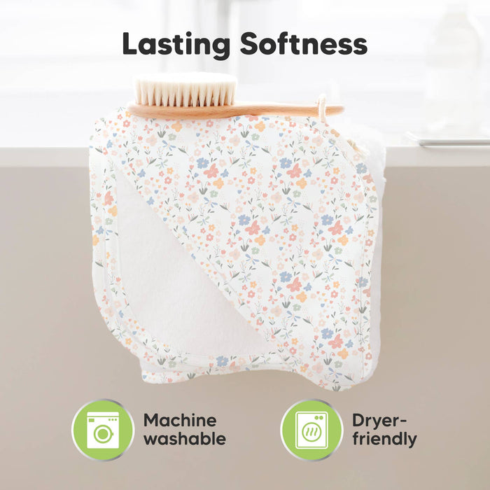 KeaBabies Luxe Baby Hooded Towel