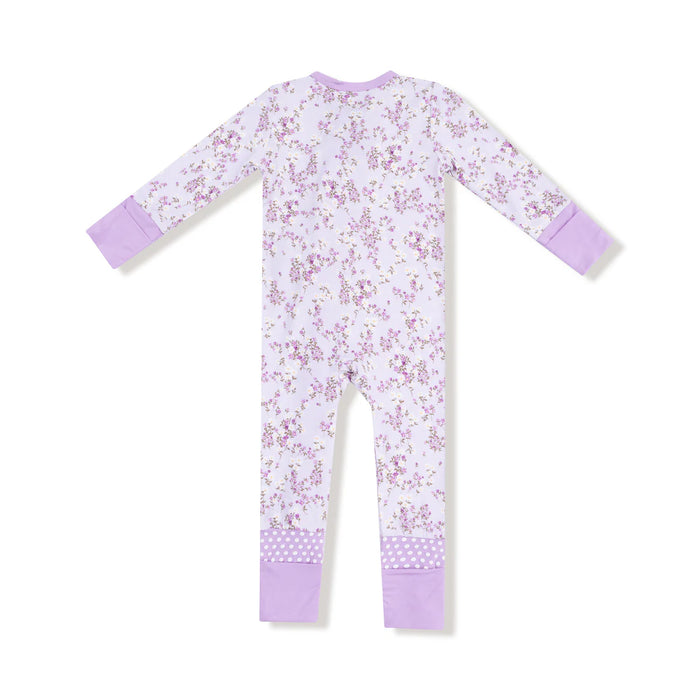 Sweet Dream Floral 2 Way Zipper Convertible Romper/Sleeper