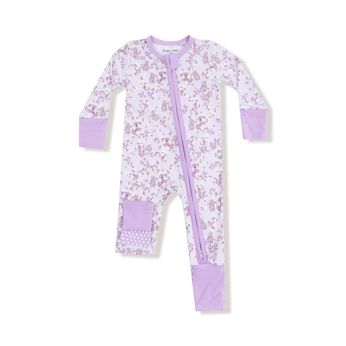 Sweet Dream Floral 2 Way Zipper Convertible Romper/Sleeper