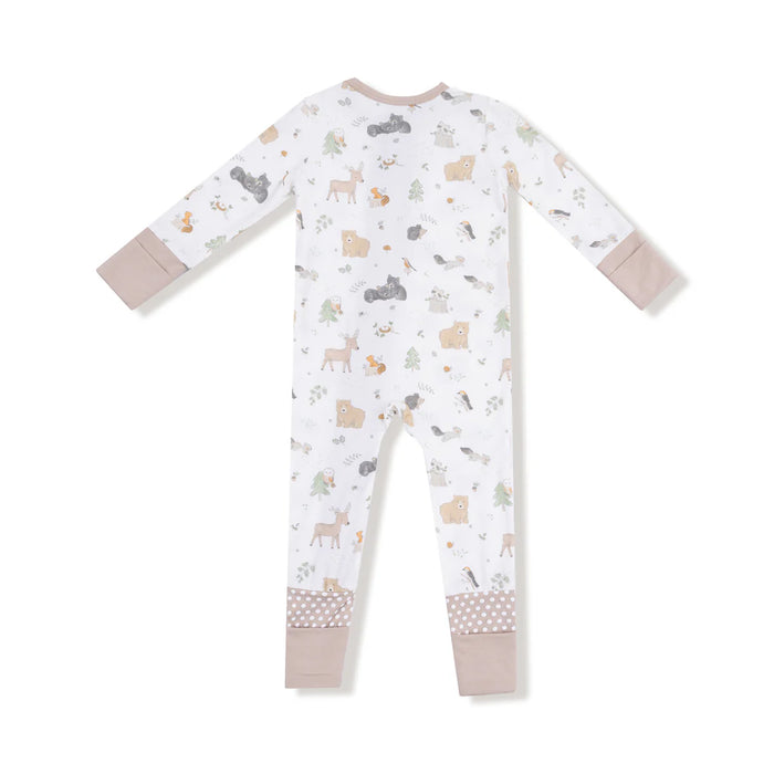 Woodland Babies 2 Way Zipper Convertible Romper/Sleeper