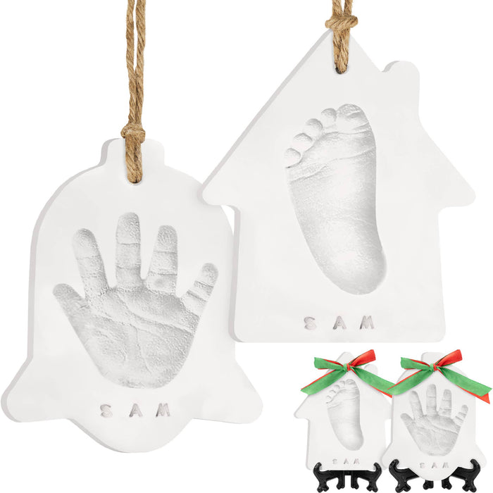 Trove Baby Hand & Footprint Ornament Keepsake, Paw Print Kit - Nature Baby Outfitter