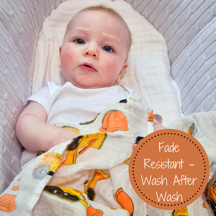 Under Construction Swaddle Blanket