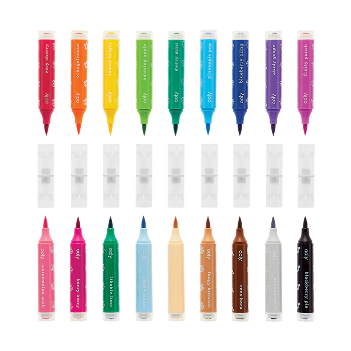 Stampables Double Ended Scented Markers - 18 Pack