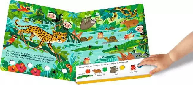 Search and Shine In the Jungle - A Play+ Book
