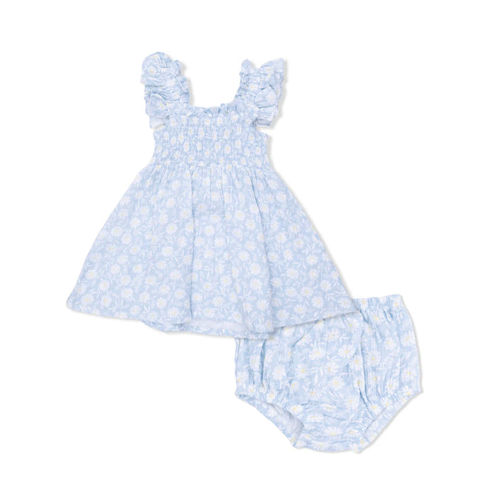 Western Daisies Smocked Sundress & Bloomers