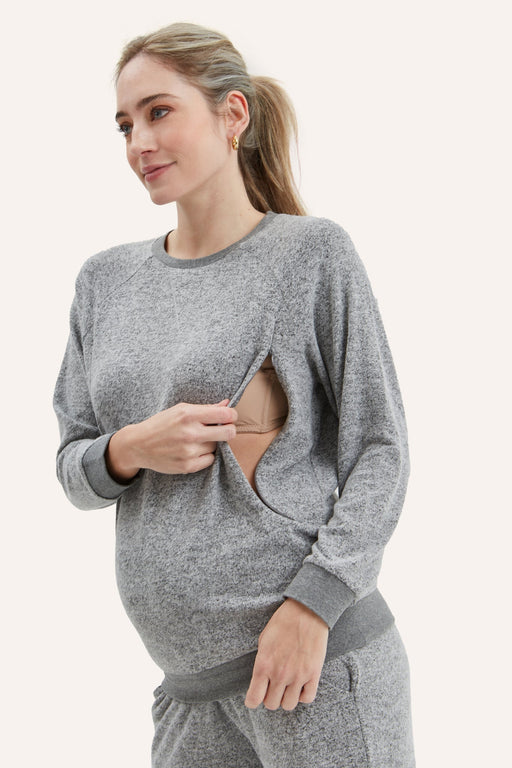 Heart On My Sleeve Nursing Sweatshirt - Nature Baby Outfitter