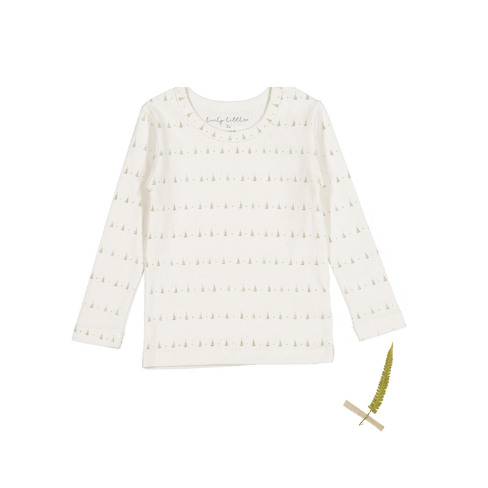 The Printed Long Sleeve Tee - Mini Sailboat