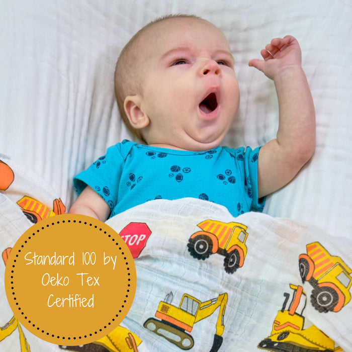 Under Construction Swaddle Blanket