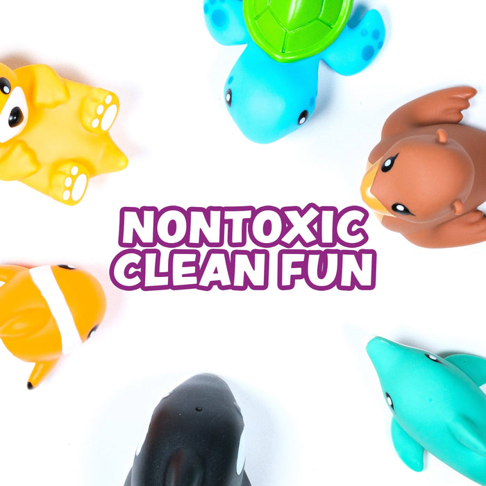Marine Mold Free Bath Toys, 6 Pack