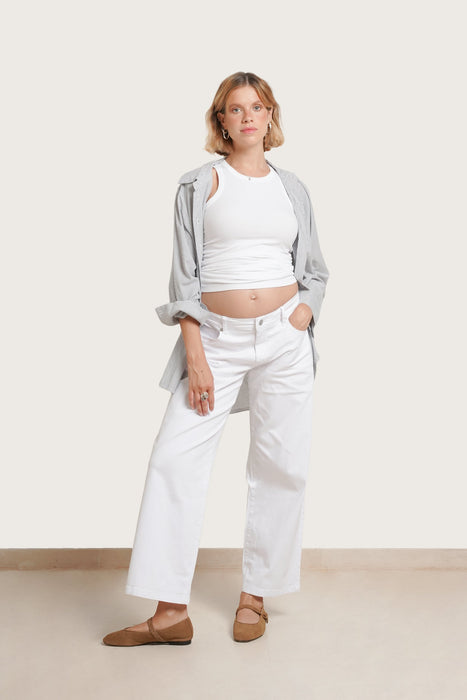 Slouch Under the Belly Denim - Nature Baby Outfitter