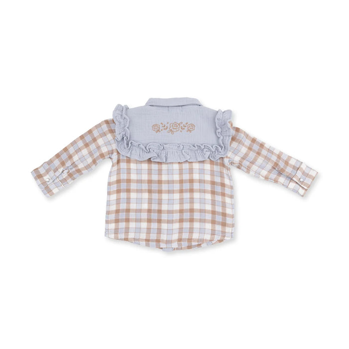 Western Plaid Loretta Long Sleeve Top