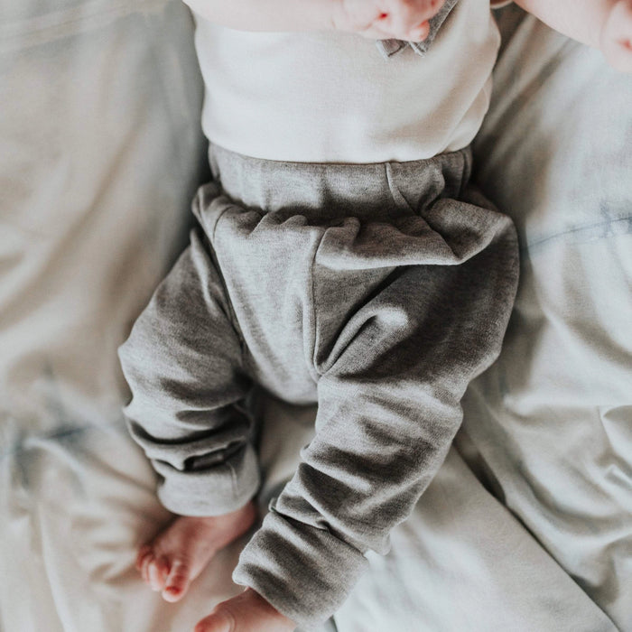 Heather Grey Cuffed Pants