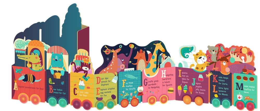 Alphatrain Board Book