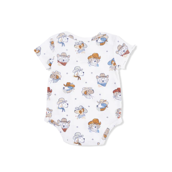 Cowdogs - Short Sleeve Bodysuit - Nature Baby Outfitter