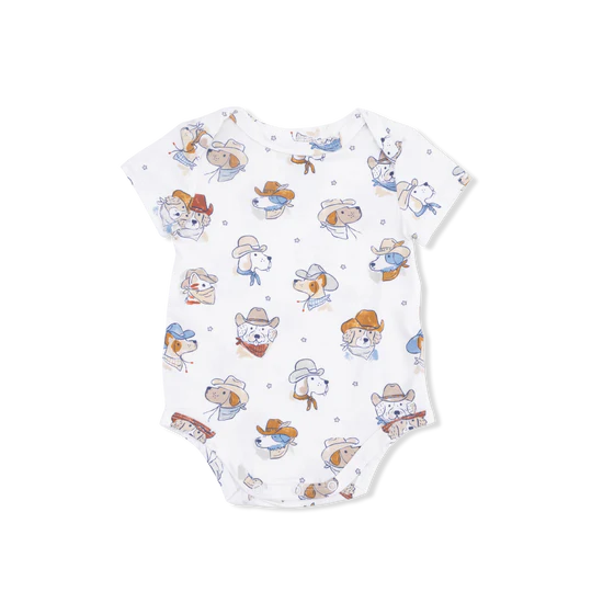 Cowdogs - Short Sleeve Bodysuit - Nature Baby Outfitter