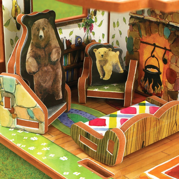 Goldilocks & the Three Bears Book & Play Set