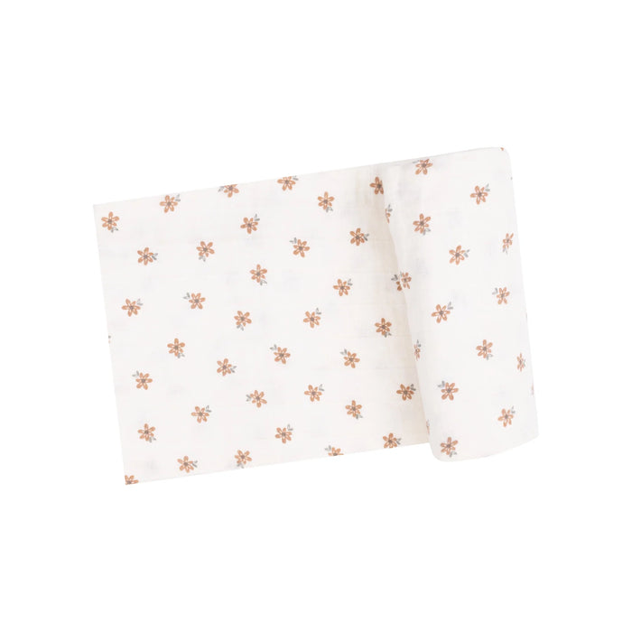 Bitty Blooms Cotton Muslin Swaddle