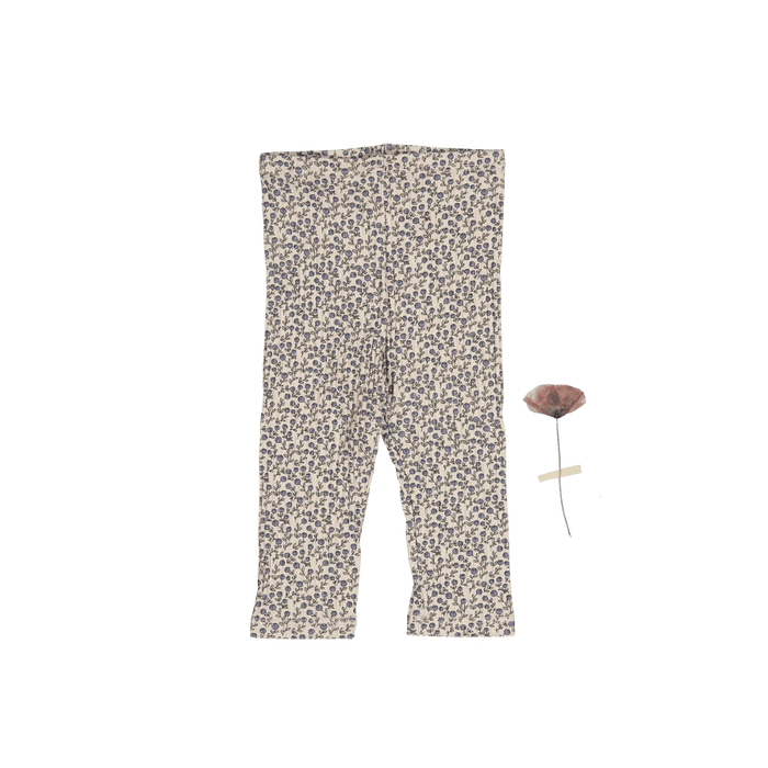 The Printed Legging -  Blueberry
