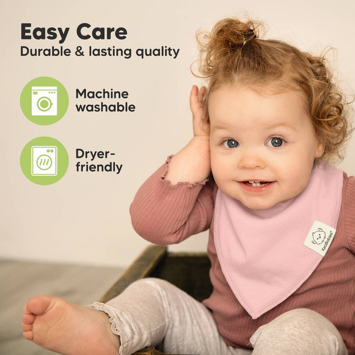 Embrace 8-pack Baby Bandana Bibs for Boys and Girls - Nature Baby Outfitter