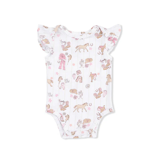 Cowgirl Nursery - Short Sleeve Bodysuit - Nature Baby Outfitter
