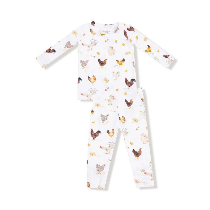 Collector Chickens Long Sleeve Loungewear Set