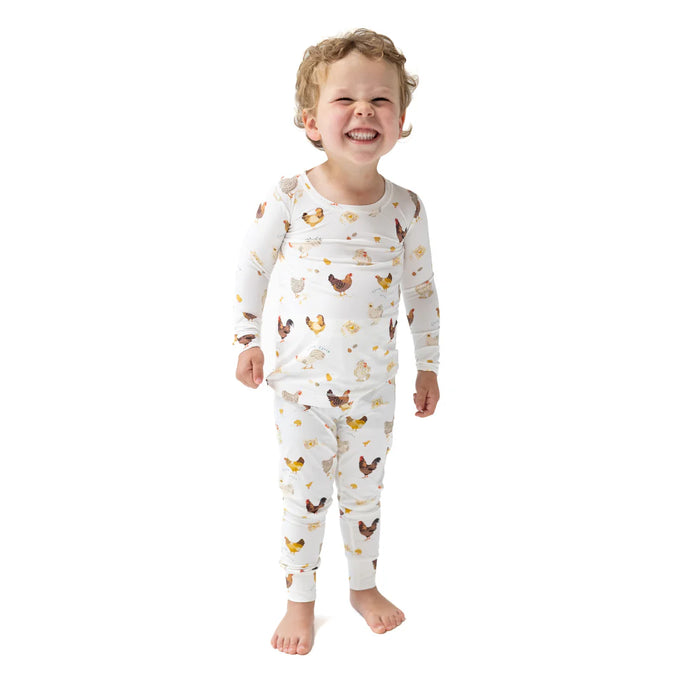Collector Chickens Long Sleeve Loungewear Set