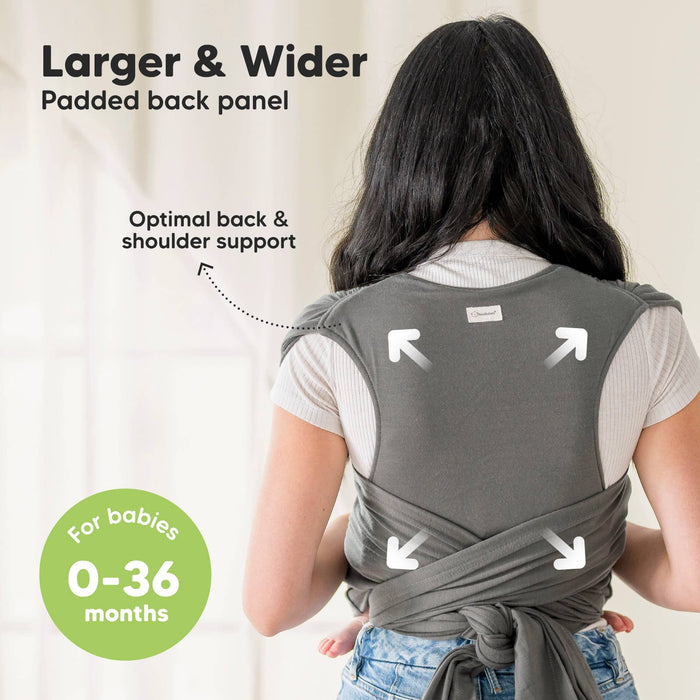 Graphite KeaBabies D-Lite Wrap Carrier - Nature Baby Outfitter