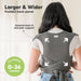Graphite KeaBabies D-Lite Wrap Carrier - Nature Baby Outfitter