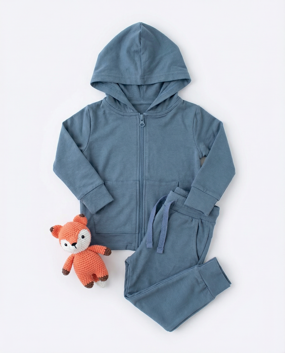 Slate Zipper Hoodie