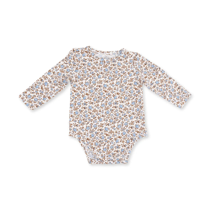 Hazel Floral Pinafore Dress & Long Sleeve Bodysuit