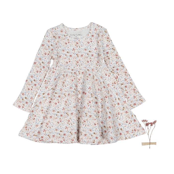 The Printed Long Sleeve Dress - Evelyn
