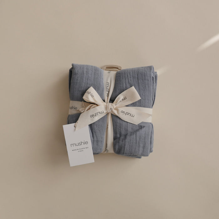 Organic Cotton Muslin Cloths 3-Pack - Nature Baby Outfitter