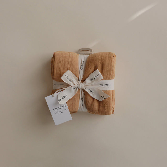 Organic Cotton Muslin Cloths 3-Pack - Nature Baby Outfitter